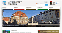 Desktop Screenshot of eisleben.eu
